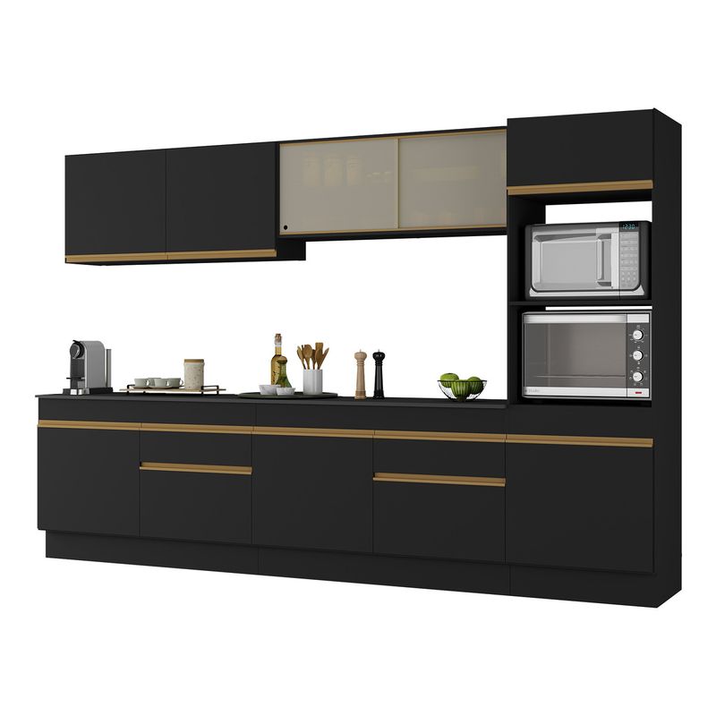 armario-de-cozinha-completa-5-pecas-com-rodape-mp2175-made-multimoveis-preto-dourado