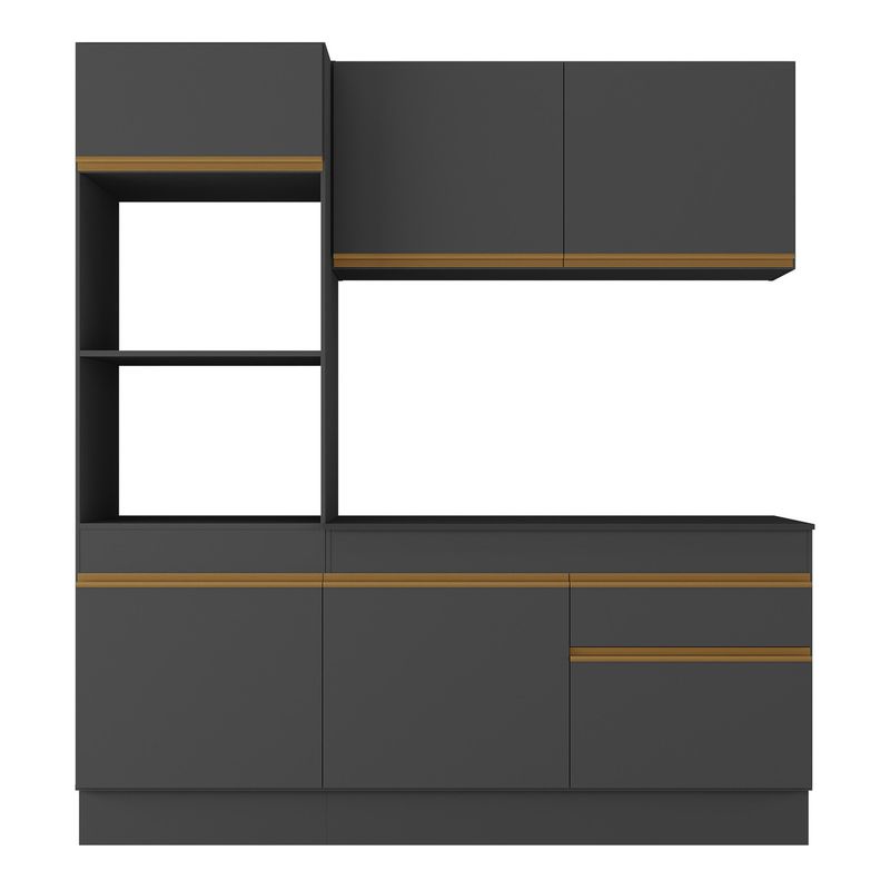 armario-de-cozinha-compacta-3-pecas-com-rodape-mp2177-made-multimoveis-preto-dourado