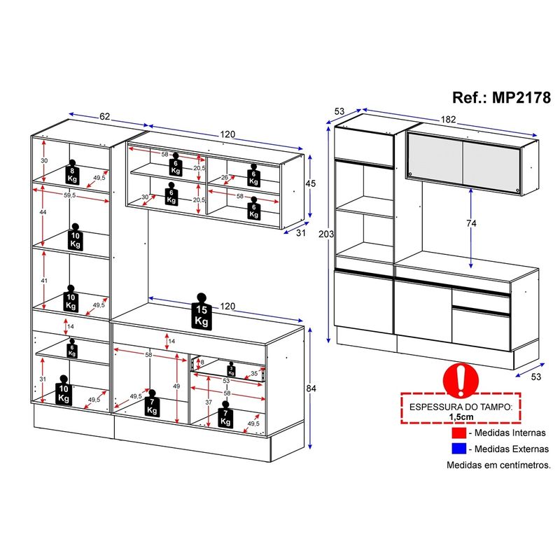 armario-de-cozinha-compacta-3-pecas-com-rodape-mp2178-made-multimoveis-preto-dourado