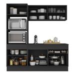 armario-de-cozinha-compacta-3-pecas-com-rodape-mp2178-made-multimoveis-preto-dourado