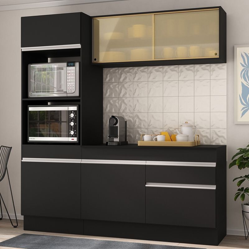 armario-de-cozinha-compacta-3-pecas-com-rodape-mp2178-made-multimoveis-preto-branco