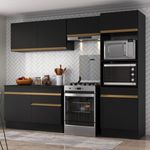 armario-de-cozinha-compacta-4-pecas-com-rodape-mp2193-made-multimoveis-preto-dourado