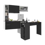 armario-de-cozinha-com-bancada-americana-mesa-gourmet-Sofia-multimoveis-mp2195-branco-preto