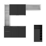 armario-de-cozinha-com-mesa-gourmet-Sofia-multimoveis-mp2197-branco-preto