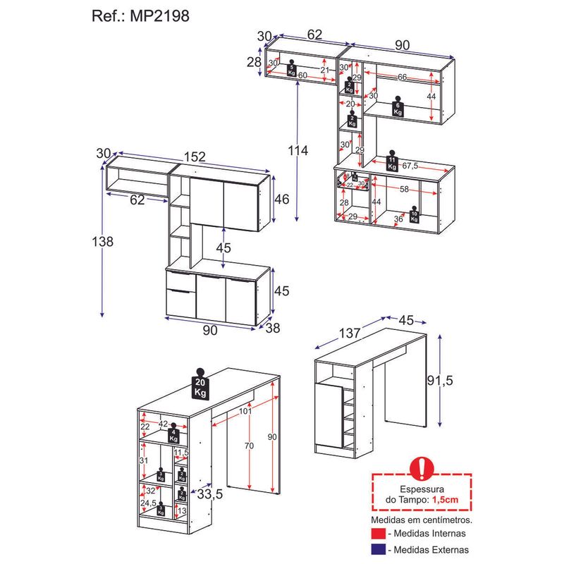 armario-de-cozinha-Suspensa-com-bancada-americana-Sofia-multimoveis-mp2198-preto