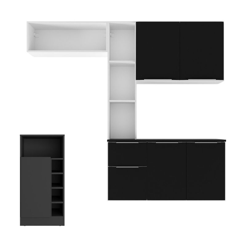 armario-de-cozinha-Suspensa-com-bancada-americana-Sofia-multimoveis-mp2198-branco-preto