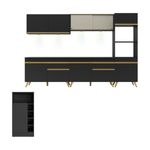 armario-de-cozinha-completa-com-bancada-americana-veneza-multimoveis-mp2199-preto-dourado