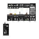 armario-de-cozinha-completa-com-bancada-americana-veneza-multimoveis-mp2199-preto-branco
