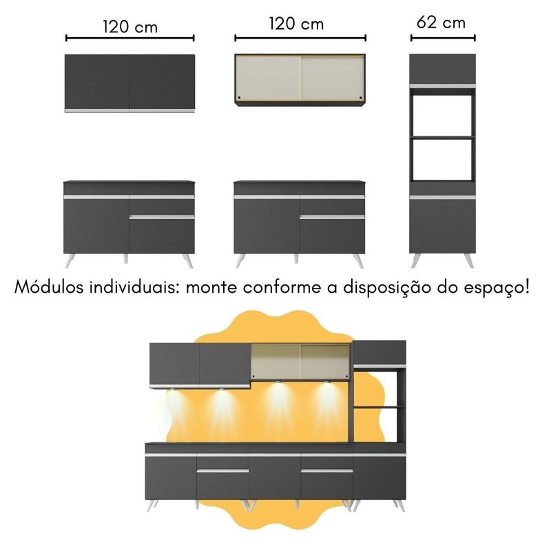 armario-de-cozinha-completa-com-bancada-americana-veneza-multimoveis-mp2199-preto-branco