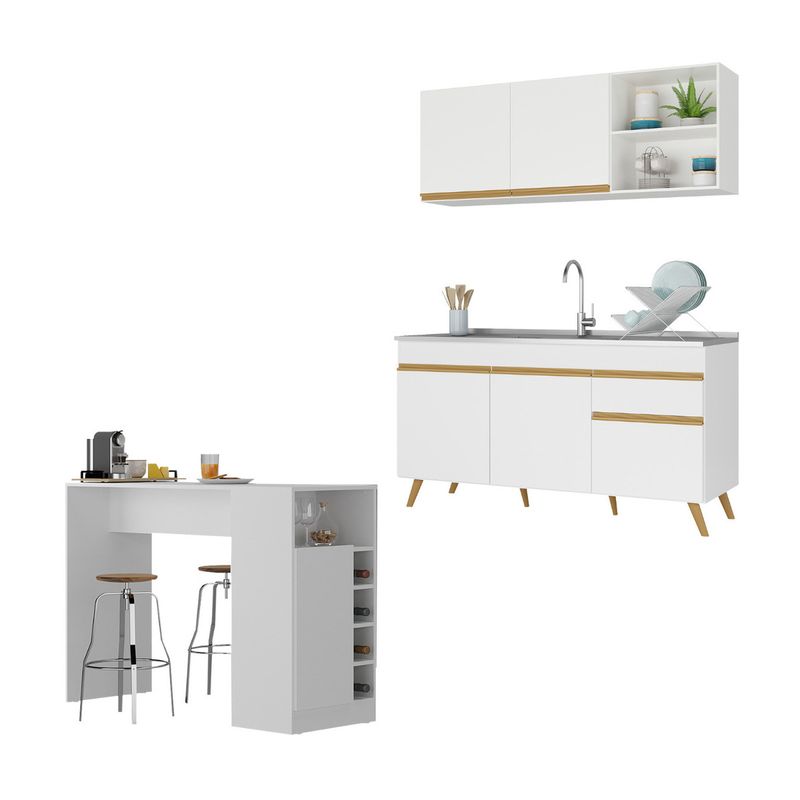 armario-de-cozinha-compacta-com-bancada-americana-veneza-multimoveis-mp2200-branco-dourado