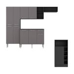 armario-de-cozinha-compacta-com-bancada-americana-pequim-multimoveis-mp2204-preto-lacca-fume