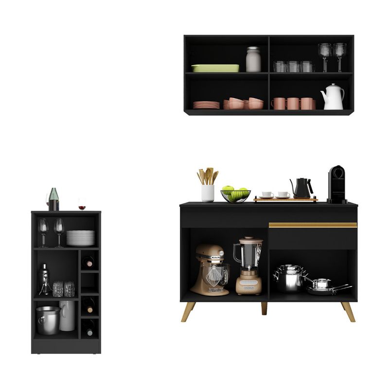 cozinha-compacta-com-bancada-americana-1-porta-veneza-multimoveis-mp2207-preto-dourado