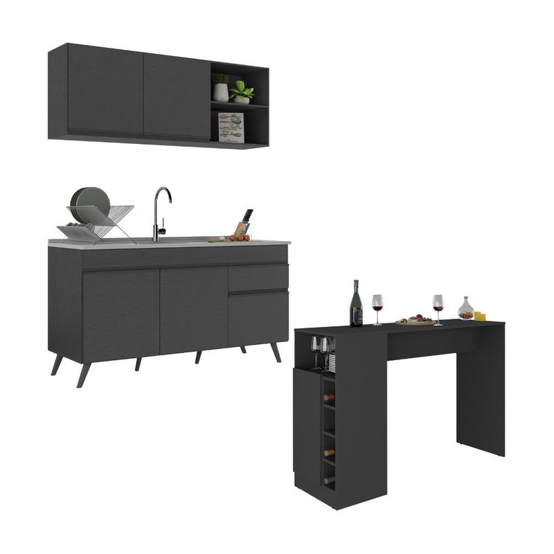 armario-de-cozinha-compacta-com-mesa-gourmet-veneza-multimoveis-mp2201-preto