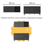 armario-de-cozinha-compacta-com-mesa-gourmet-veneza-multimoveis-mp2201-preto
