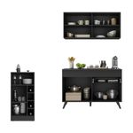 cozinha-compacta-com-bancada-americana-1-porta-veneza-multimoveis-mp2207-preto