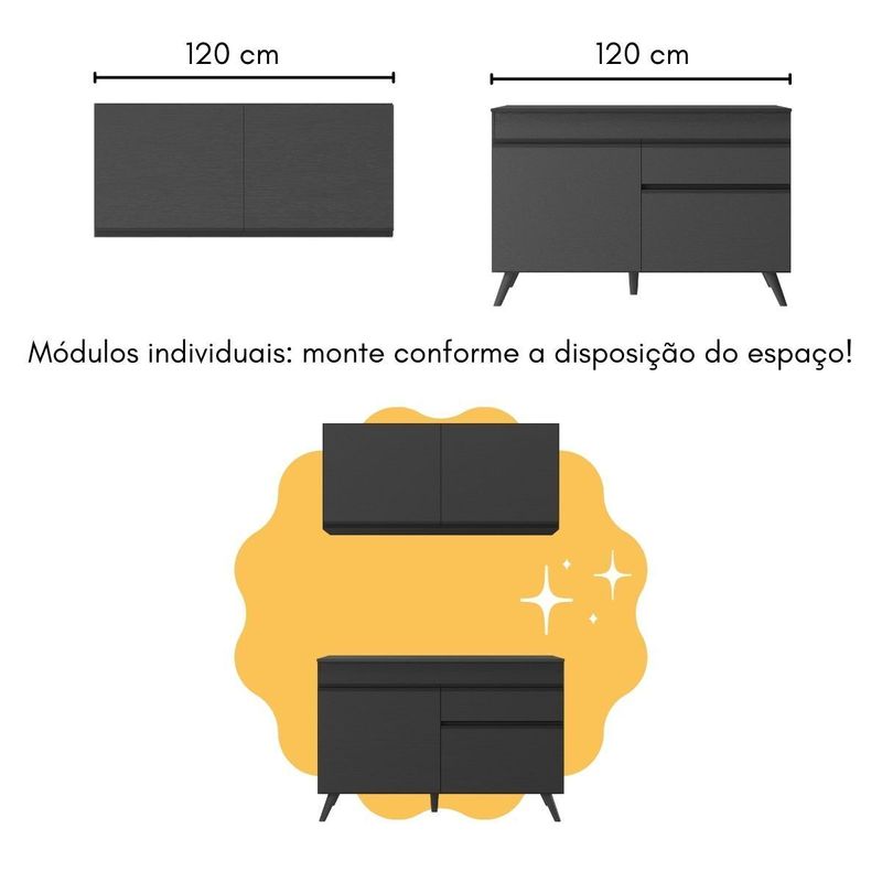 cozinha-compacta-com-bancada-americana-1-porta-veneza-multimoveis-mp2207-preto