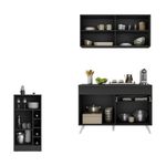 cozinha-compacta-com-bancada-americana-1-porta-veneza-multimoveis-mp2207-preto-branco