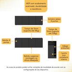 armario-de-cozinha-com-bancada-americana-mesa-gourmet-multimoveis-mp2202-preto