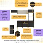 cozinha-modulada-com-bancada-americana-veneza-multimoveis-mp2208-preto-dourado