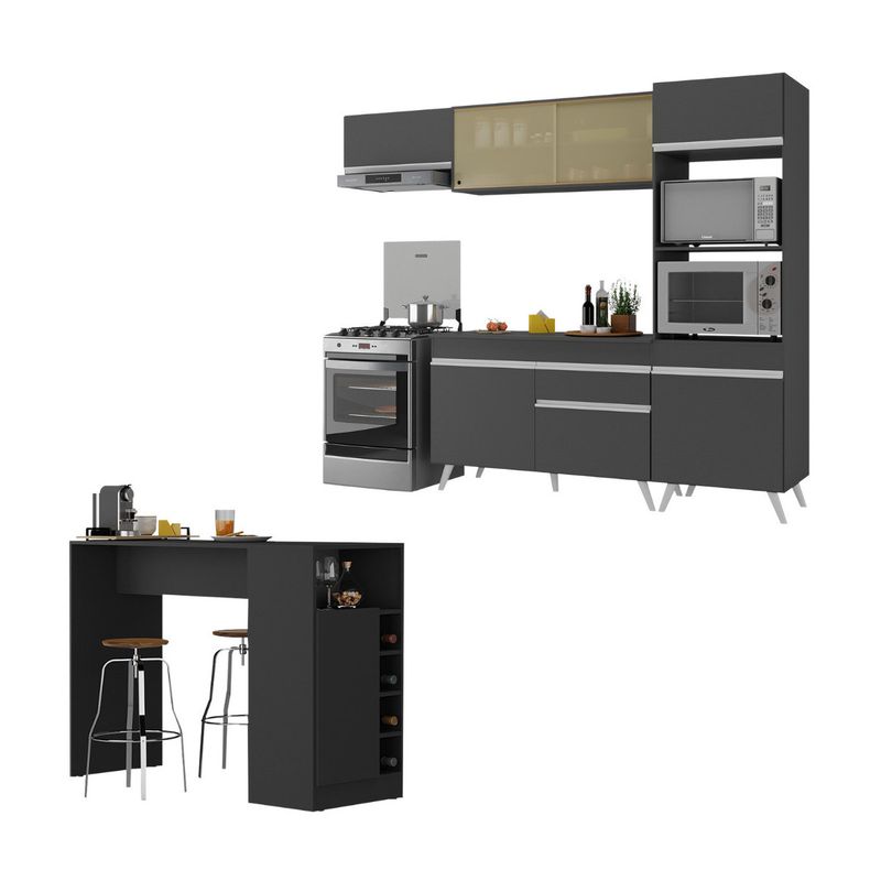 cozinha-modulada-com-bancada-americana-veneza-multimoveis-mp2208-preto-branco