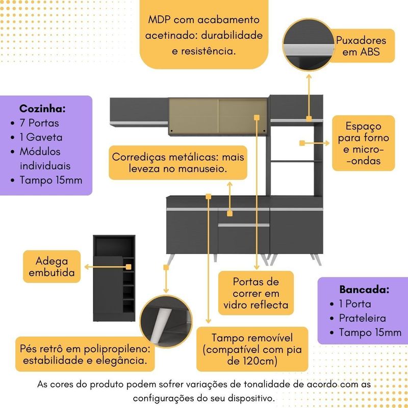 cozinha-modulada-com-bancada-americana-veneza-multimoveis-mp2208-preto-branco