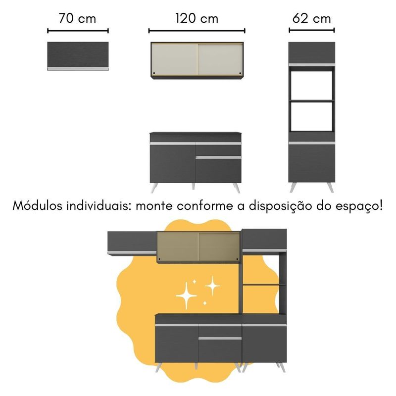 cozinha-modulada-com-bancada-americana-veneza-multimoveis-mp2208-preto-branco