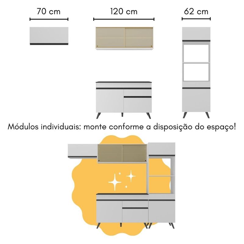 cozinha-modulada-com-bancada-americana-veneza-multimoveis-mp2208-branco-preto