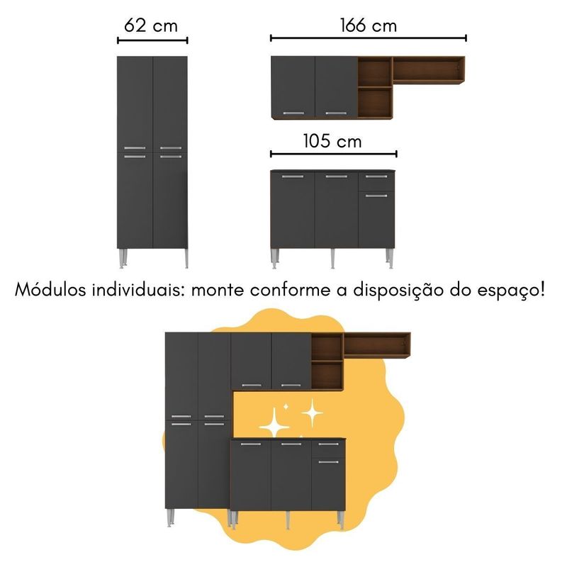 armario-de-cozinha-compacta-com-bancada-americana-pequim-multimoveis-mp2204-carvalho-avela-preto