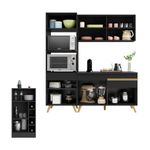 cozinha-compacta-com-bancada-americana-mesa-veneza-multimoveis-mp2211-preto-dourado