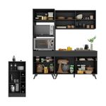 cozinha-compacta-com-bancada-americana-mesa-veneza-multimoveis-mp2211-preto