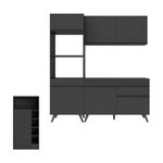 cozinha-compacta-com-bancada-americana-mesa-veneza-multimoveis-mp2211-preto