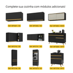 armario-de-cozinha-com-bancada-mesa-gourmet-veneza-multimoveis-mp2174-preto-dourado