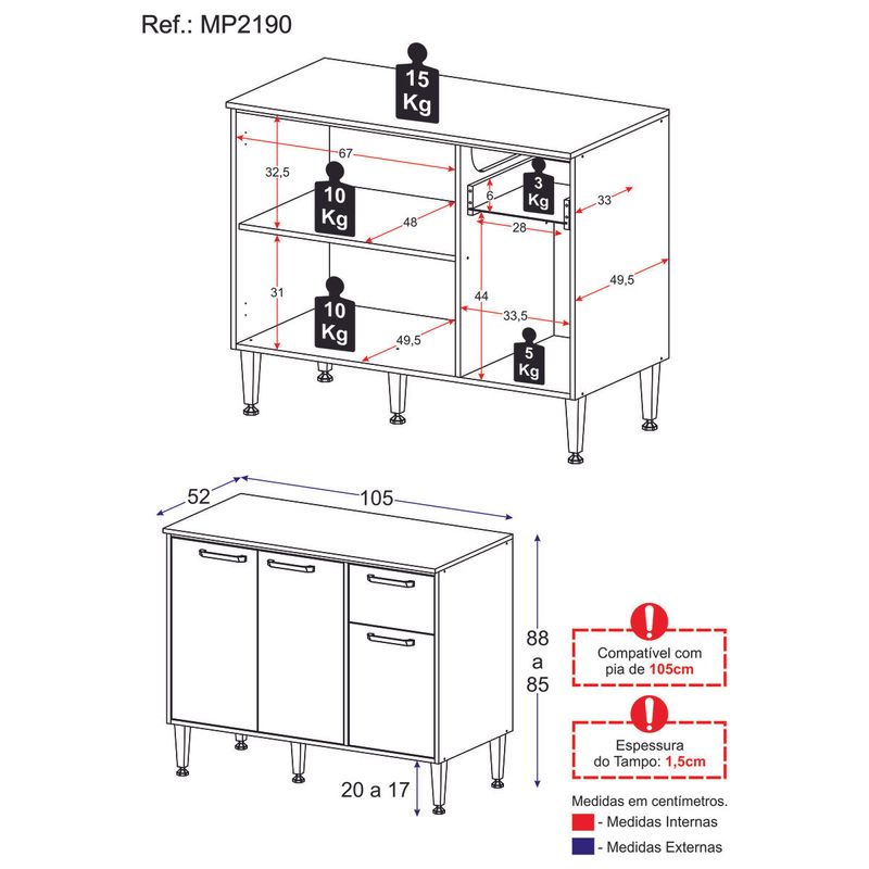 balcao-de-cozinha-gabinete-pia-105cm-3-portas-1-gaveta-siena-multimoveis-mp2190-branco