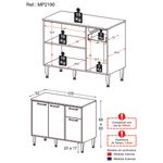 balcao-de-cozinha-gabinete-pia-105cm-3-portas-1-gaveta-siena-multimoveis-mp2190-branco-lacca-fume