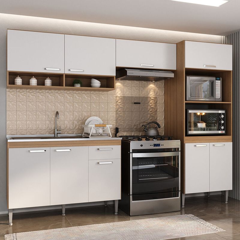 armario-de-cozinha-compacta-modulada-com-torre-quente-e-gabinete-para-pia-paris-multimoveis-mp2228-rustic-branco