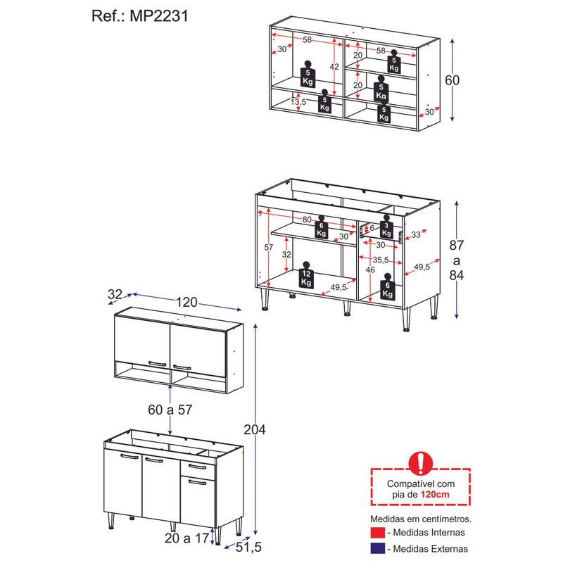 cozinha-compacta-120cm-com-armario-e-balcao-para-pia-paris-multimoveis-mp2231-rustic-branco