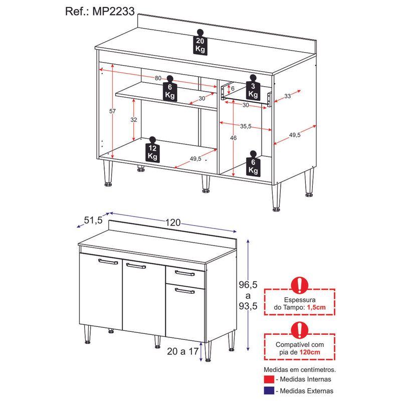 balcao-de-cozinha-120cm-gabinete-para-pia-paris-multimoveis-mp2233-rustic-branco