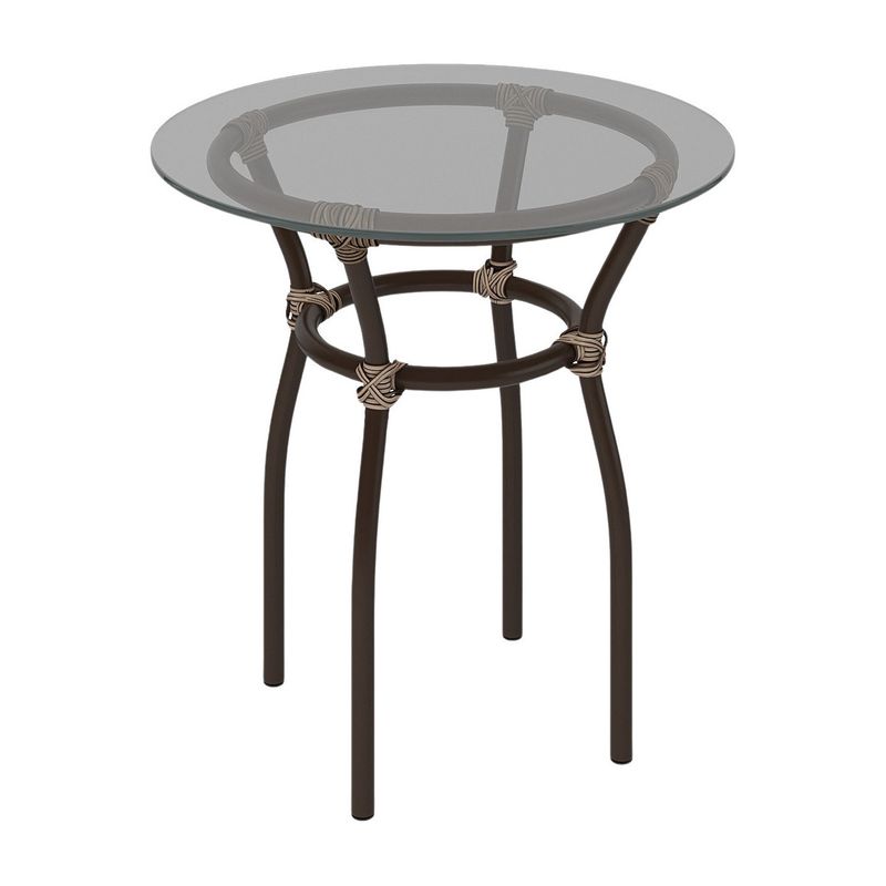 mesa-de-centro-jardim-area-de-lazer-50cm-vidro-e-aco-com-junco-sintetico-multimoveis-cr8004-cafe-mesclado
