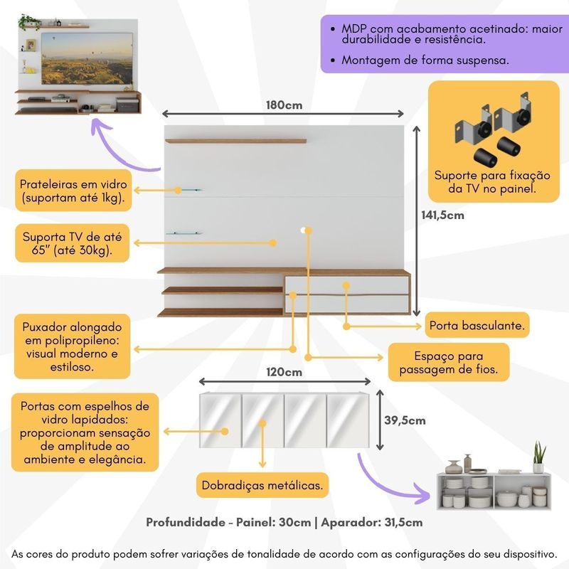 painel-com-suporte-para-tv-ate-65-polegadas-com-aparador-4-portas-com-espelho-multimoveis-mp1089-rustic-branco