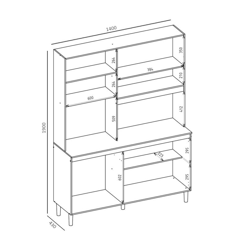 armario-cozinha-compacta-5-portas-multimoveis-cr20256-carvalho-nature-ripado-madeira