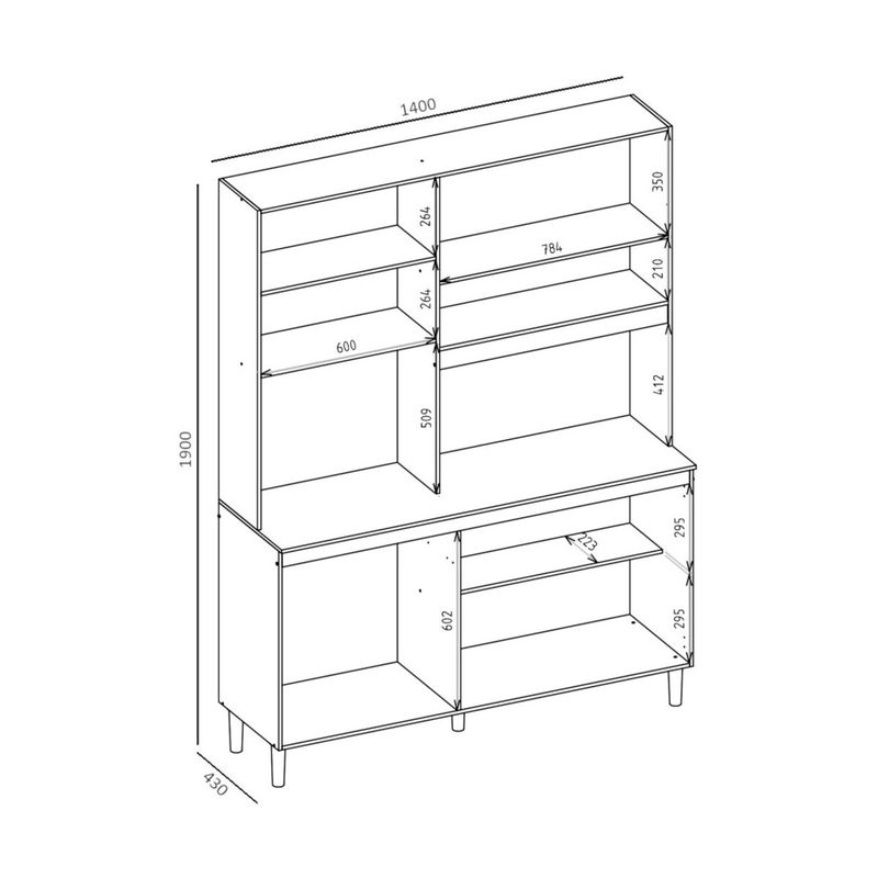 armario-cozinha-compacta-5-portas-multimoveis-cr20256-avela-off-white