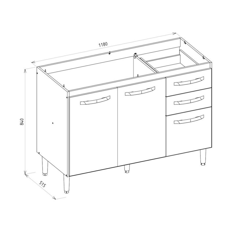 balcao-cozinha-gabinete-para-pia-118cm-multimoveis-cr20262-branco