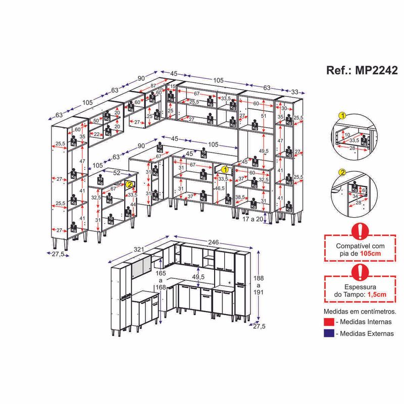 cozinha-modulada-completa-com-armario-e-balcao-10-pcs-siena-multimoveis-mp2242-branca-preta