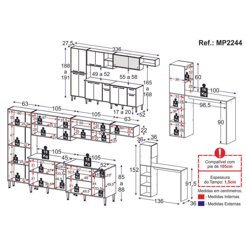 armario-cozinha-completa-6-pcs-com-bancada-siena-multimoveis-mp2244-branco
