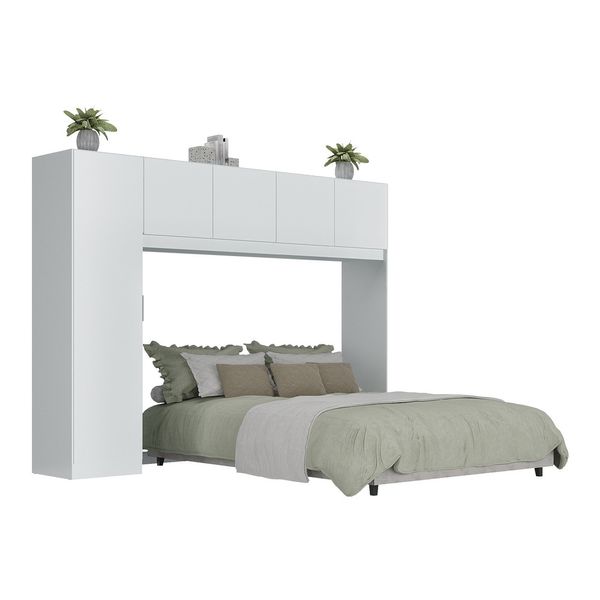 Guarda Roupa 5 Portas Dublin Multimóveis MP4021 Branco