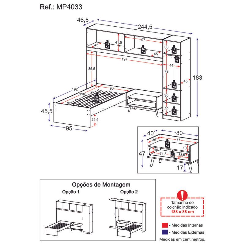 cama-de-solteiro-com-guarda-roupa-e-mesa-de-cabeceira-retro-dublin-multimoveis-mp4033-branca-preta