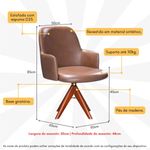 cadeira-de-jantar-com-base-giratoria-multimoveis-cr50094-caramelo