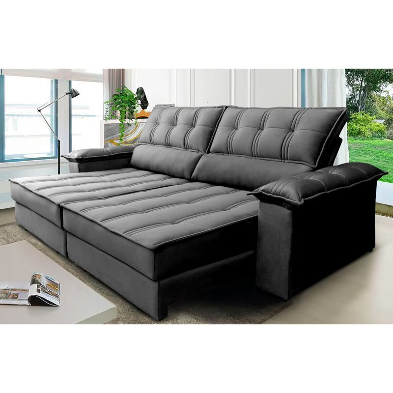 sofa-3-lugares-retratil-e-reclinavel-230cm-multimoveis-cr45244-grafite