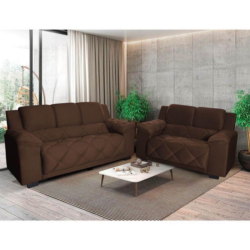 conjunto-sofas-2-e-3-lugares-veludo-multimoveis-cr45252-marrom-cafe