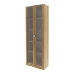 armario-estante-com-2-portas-de-vidro-multimoveis-cr25069-amendoa